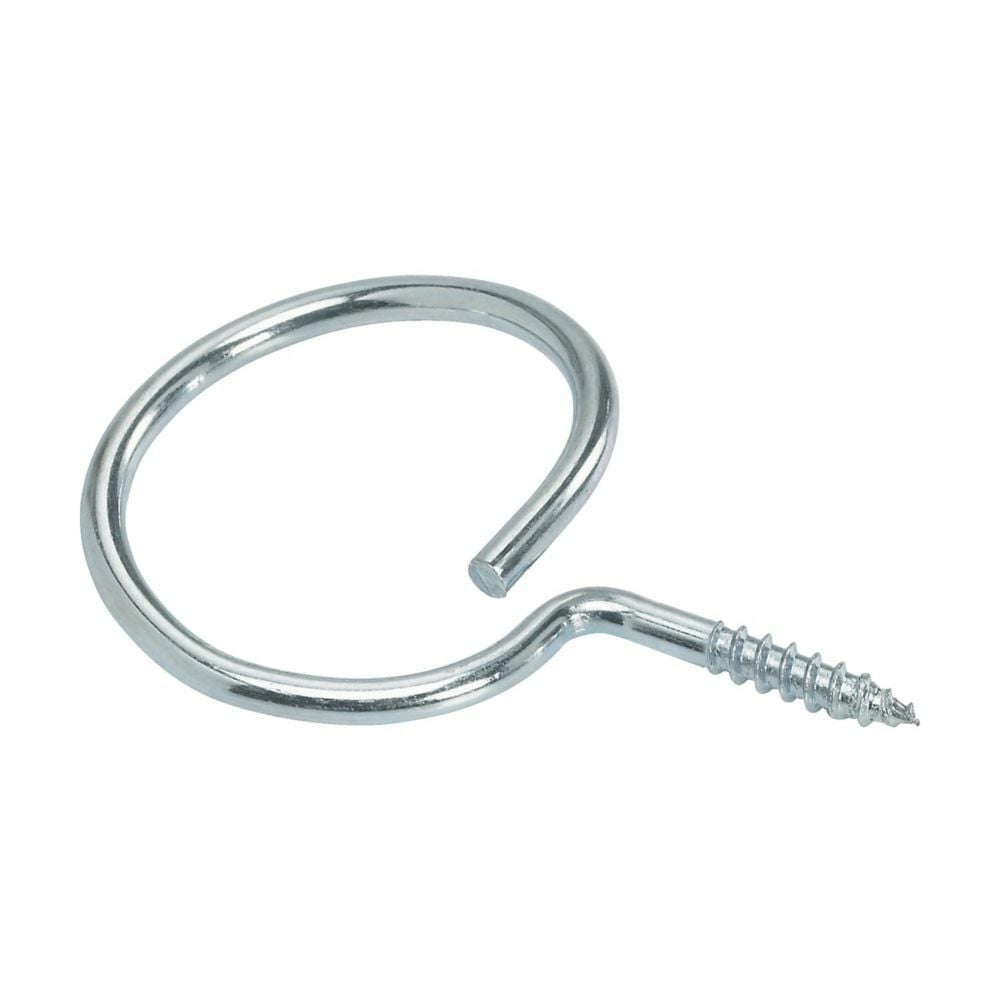 Eaton B-Line series datacomm and low voltage support fasteners, Zinc plated, 50 lbs, Steel, 1.25", 1/4" x 27/32", Used with fasteners for addiitonal support, Threaded bridle rings