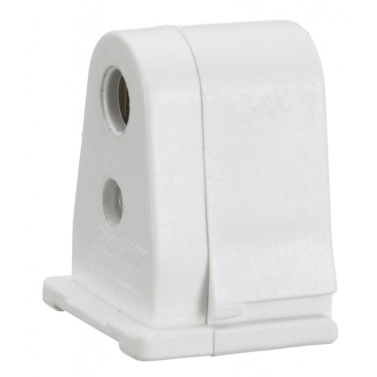 Lamp Holders and Sockets, Fluorescent Lamp Holder, Slimline, Slide On, Fixed End, Screw Terminals