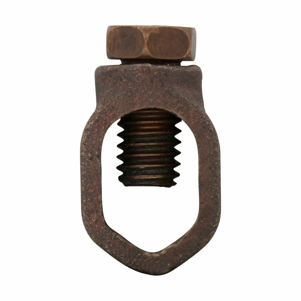 Eaton Crouse-Hinds series ground clamp, 1/2" clamping range, Copper alloy, Regular for direct burial
