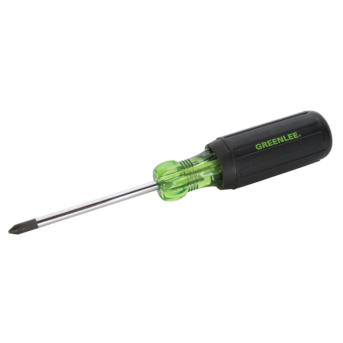 Heavy-Duty Phillips Tip Screwdriver #1 x 3".  Precision-machined tips for exact fit.  Handle marked for easy identification of screwdriver size, type and length.  Strong, durable black phosphate tips prevent chipping of plating.  Soft, cushioned grip for extra comfort and torque.  Exceeds ASME/ANSI specifications.  Lifetime limited warranty.  Note: This is not an insulated tool.