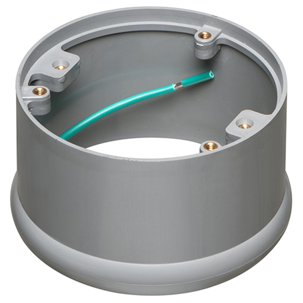 Leveling Ring box extender for the for FLBC4500 and the FLBC4502. Extends an installed 4-1/2" round box up to 2".