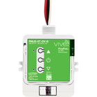 PowPak dimming module, controls up to 60 mA of 0-10V controlled fixtures together, switches up to 8 A, 120/277 VAC, 434 MHz, Vive enabled