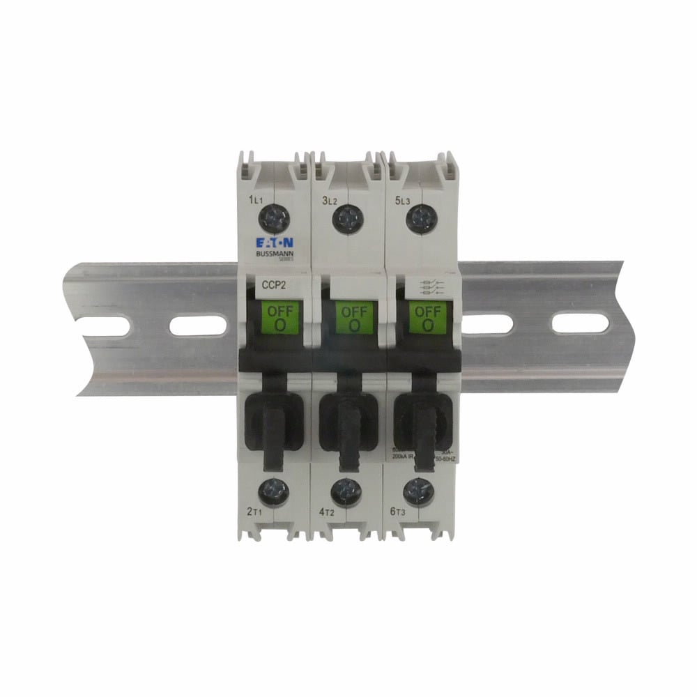 Eaton Bussmann series CCP UL98 fusible disconnect, 30A, UL98 fusible disconnect, Single-pole, 60 Hz, Class CC, 200