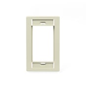 MOS Wallplate, single-gang, light almond