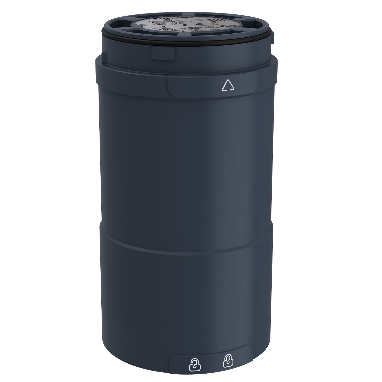 Body extender for modular tower lights, Harmony XVU, black, 60mm