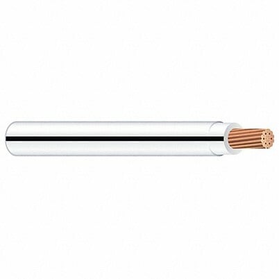 58019205 THHN Wire, 12 AWG, Copper Conductor, Stranded, White/Black, 2000 ft CoilPak