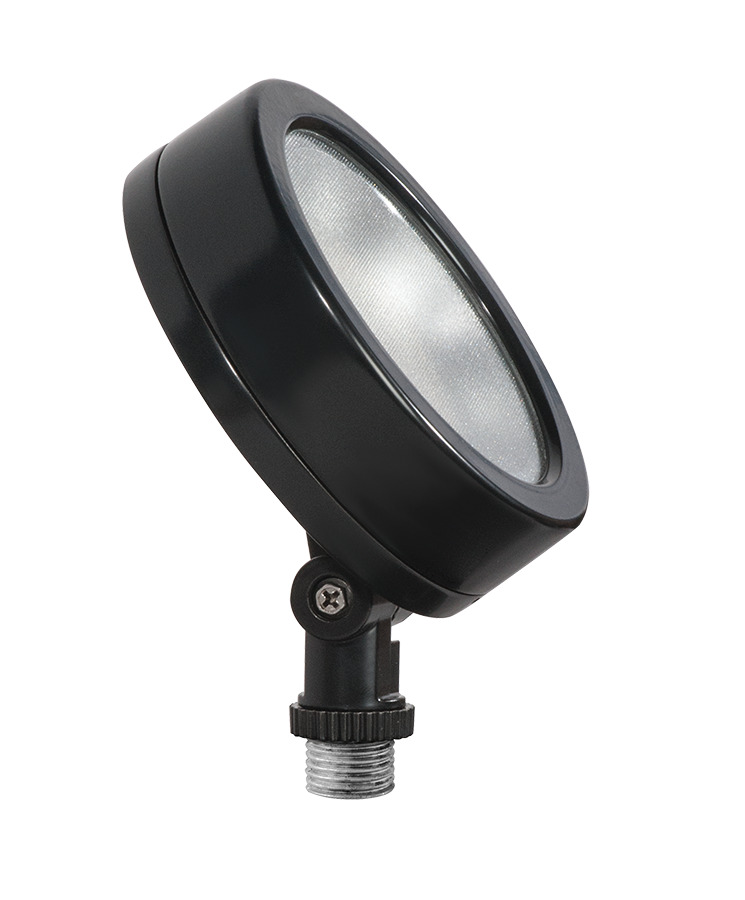 Leslie Bullet Flood, 13W, LED 120V, 5000k, 80 CRI, Black