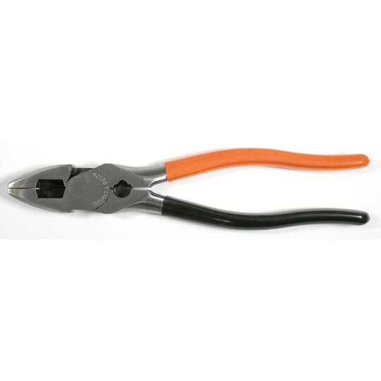 Hand Tool (Plier-Type) for Installing A, B, C, PT Non-insulated Terminals and Splices, Includes Plier Grip and Wire Cutter