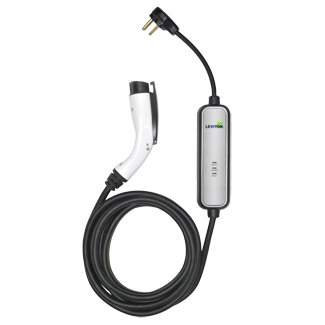 Evr-Green Mini Charging Station, 208/240 V AC, 4.8kW output, 18' charging cable, cord-connected (plug-in). The Evr-Green Mini Requires a 30 Amp, 250 Volt, NEMA 6-30R, 2P, 3W Receptacle for Operation.