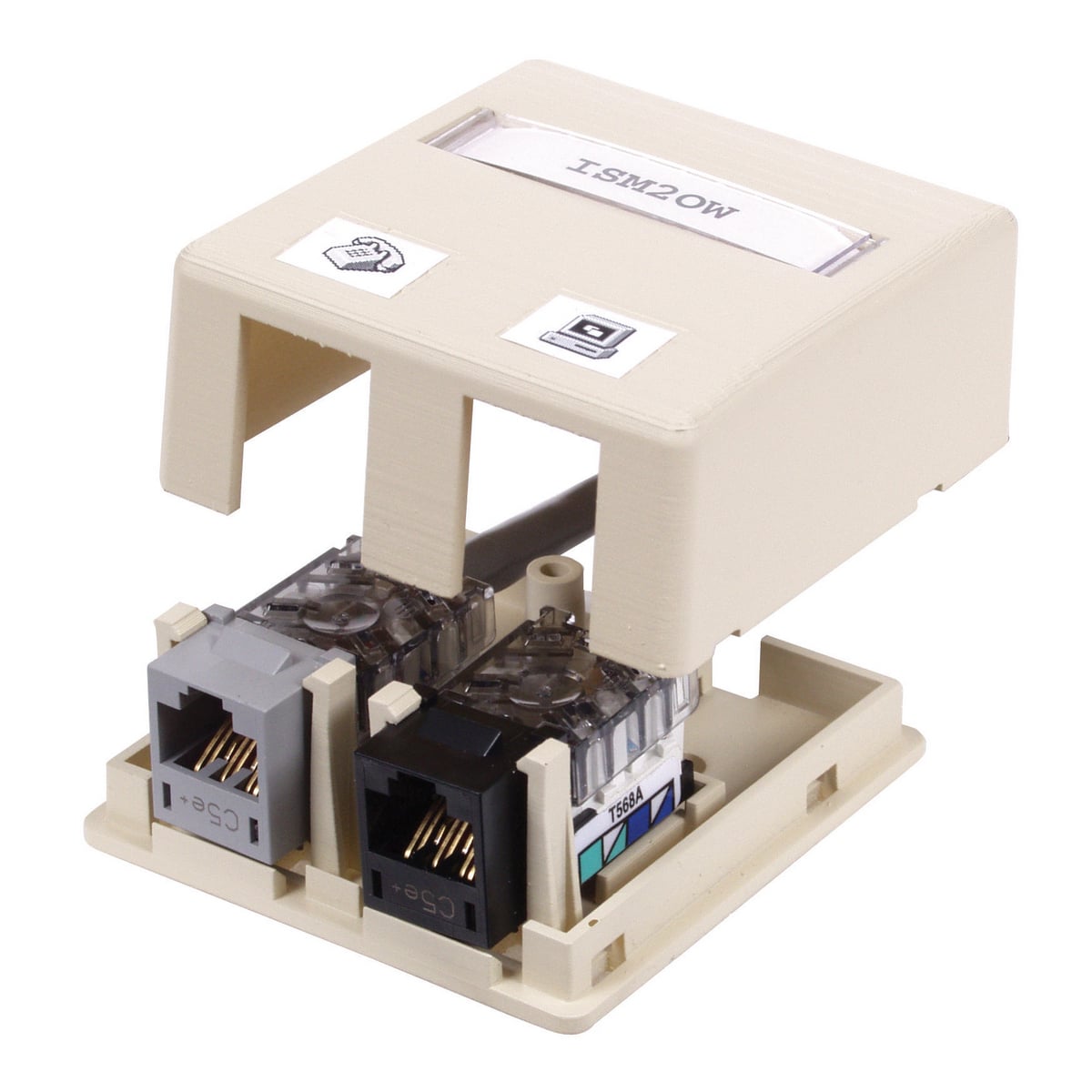 iStation Surface Mount Box, 2-Port