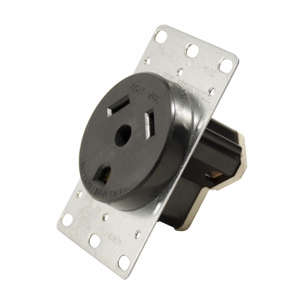 Eaton power pedestal receptacle, 30 A, 125V Crescent Electric Supply