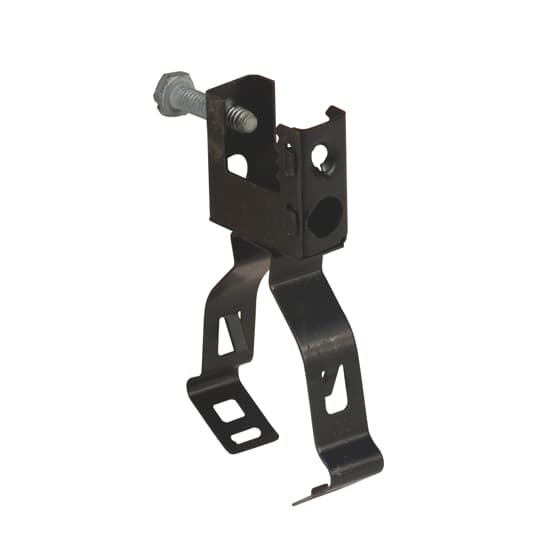 Hanger, Rod and Wire, Plain Rod Size 1/4 Inch, Steel, with Offset Bracket