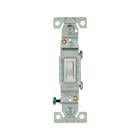 Switch CO/ALR Toggle SP 15A 120V Grd WH 4519390