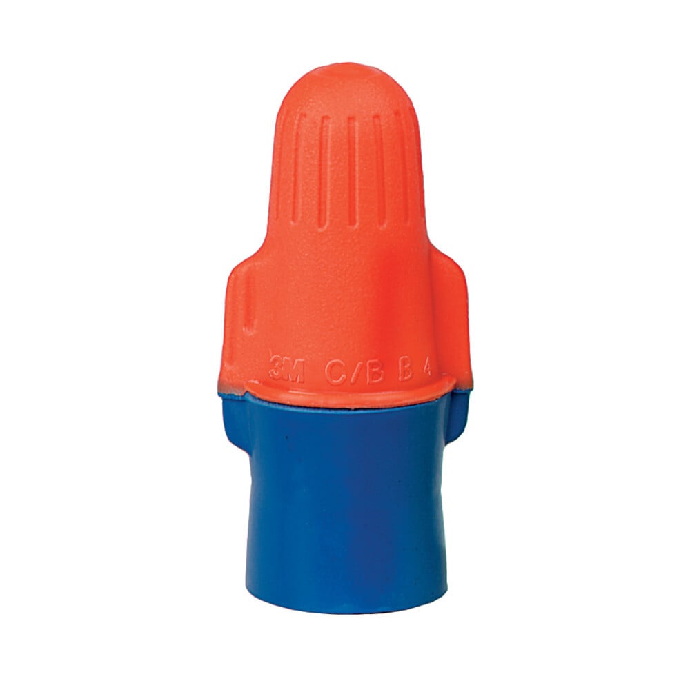 Performance Plus Wire Connector, Orange/Blue, 100 Per Pouch