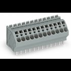 PCB terminal block; 4 mm; Pin spacing 5 mm; 10-pole; CAGE CLAMP; commoning option; 4,00 mm; gray