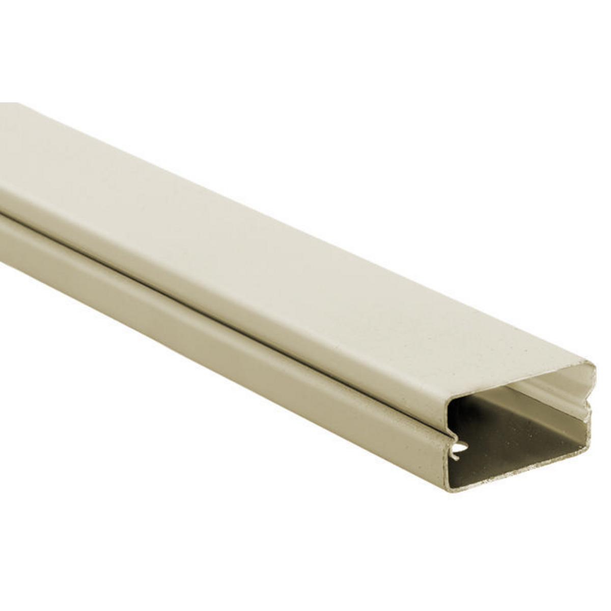 Metal Raceway, Base and Cover, HBL2400 Series, 5', Ivory