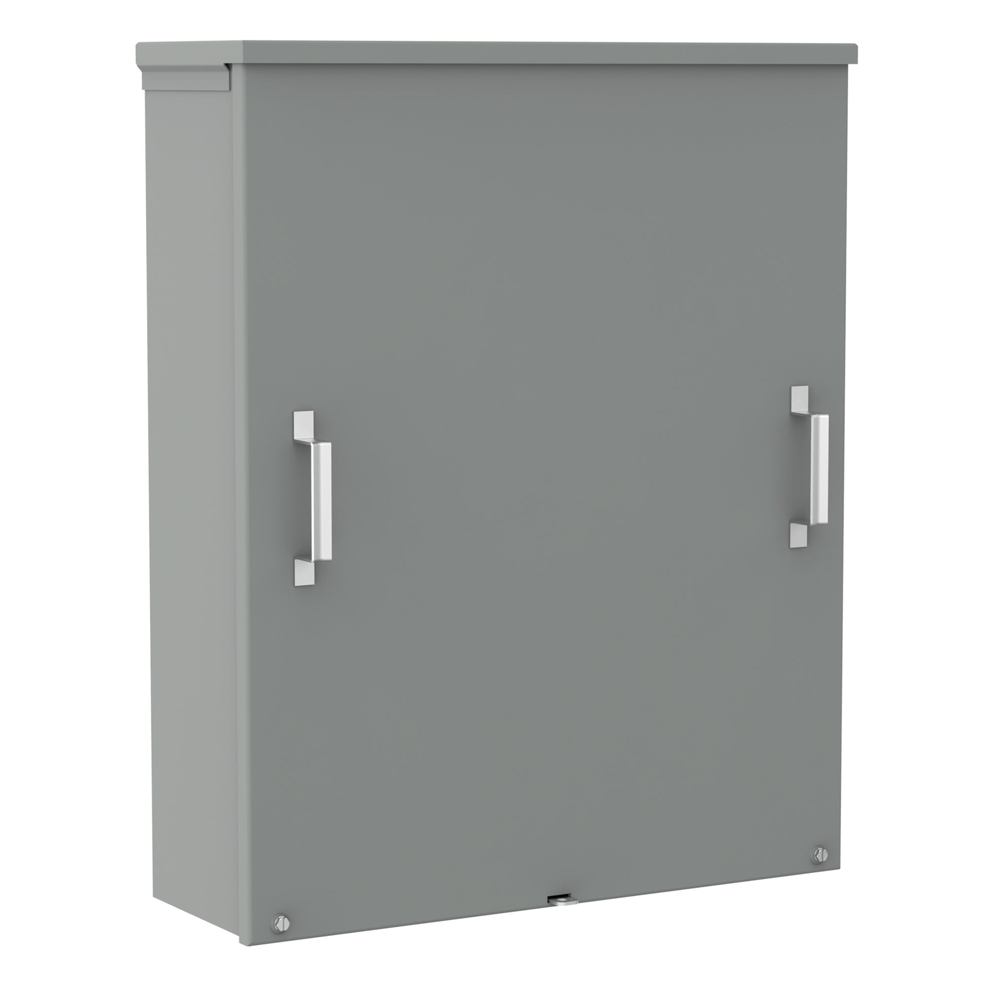 Screw-Cover Drip-Shield Type 3R With Knockouts, 30x24x10, Gray, Steel