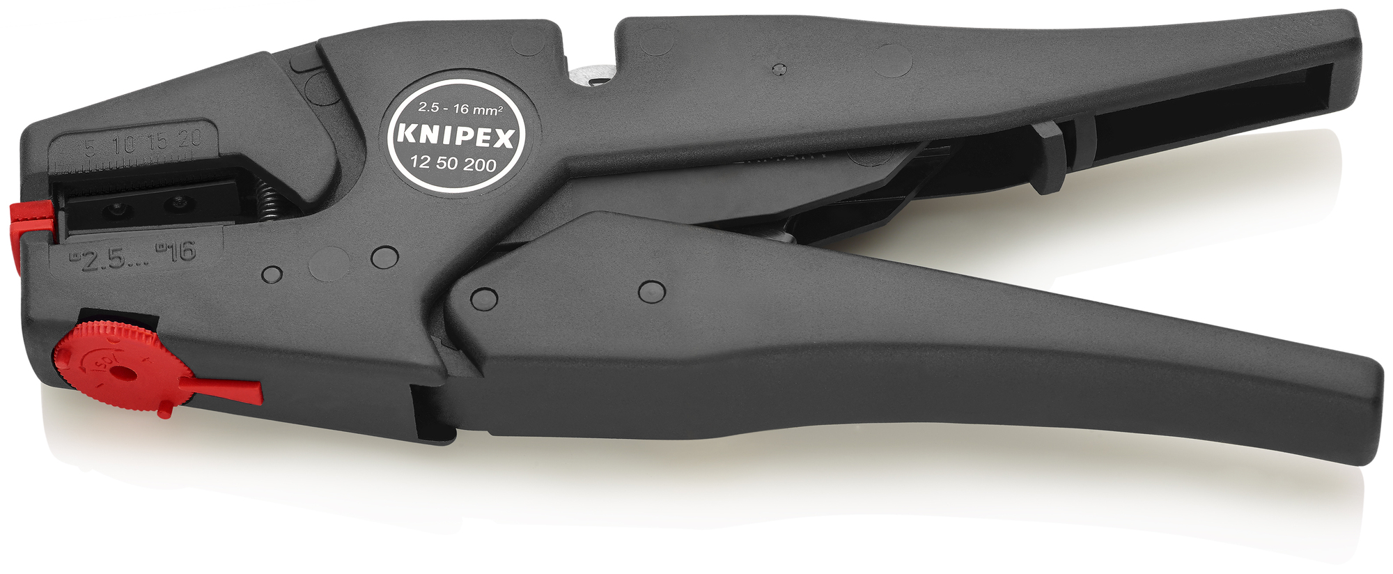 Self-Adjusting Wire Stripper 6-14 AWG, 8 in., Bare Plastic