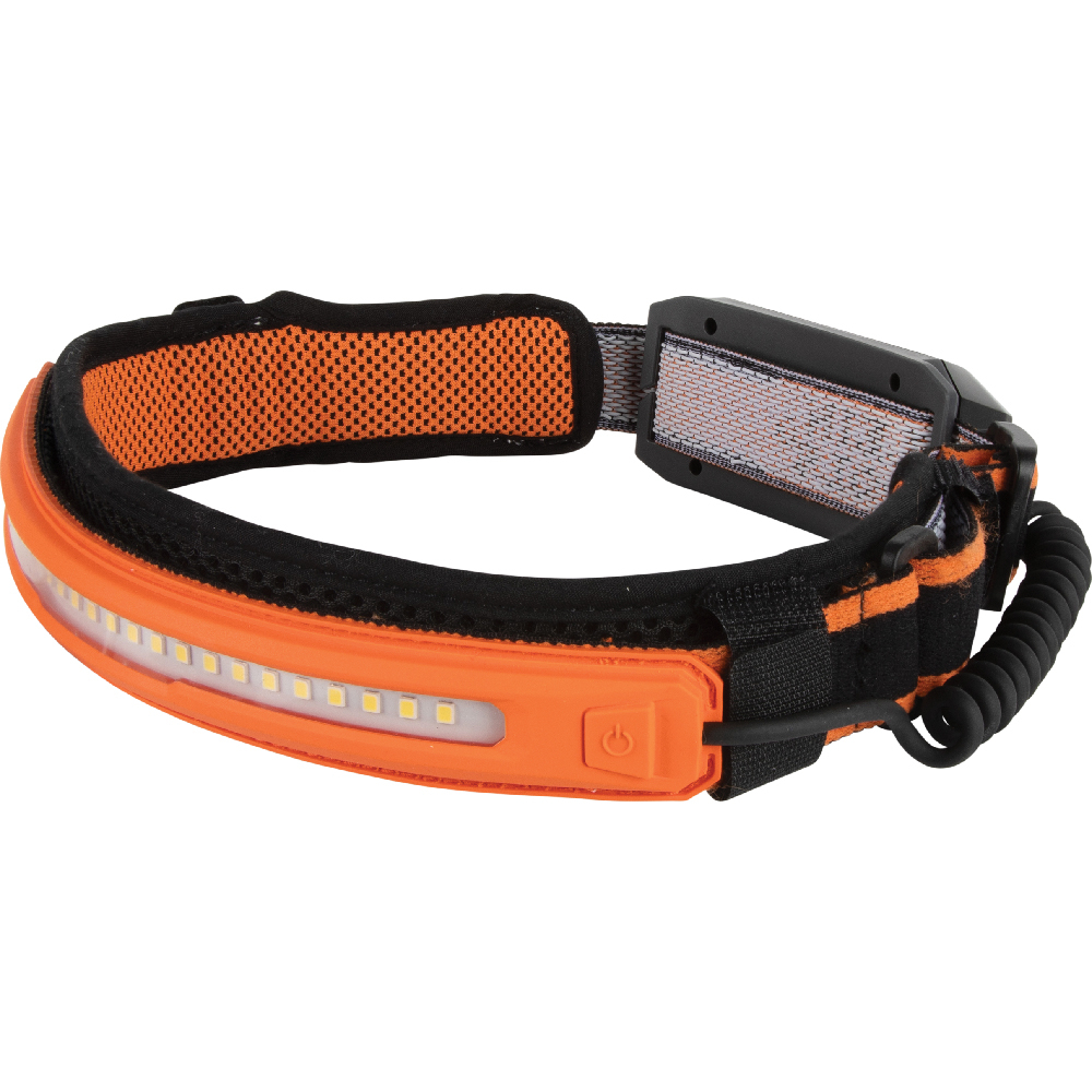 Klein Tools Widebeam Headlamp with strap and rechargeable battery can be worn on any Hard Hat, Safety Helmet, or directly on the head. Headlamp provides up to 575 lumens of bright light and runs for up to 12 hours. This headlamp also features All-On or direct Focus modes with multiple lumen settings for a variety of applications and jobsite needs.