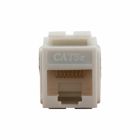 Modular Data Jack, White, 8-position, 8-conductor, 568A/B, Category 5e RJ45, Jack, 0 to 40C