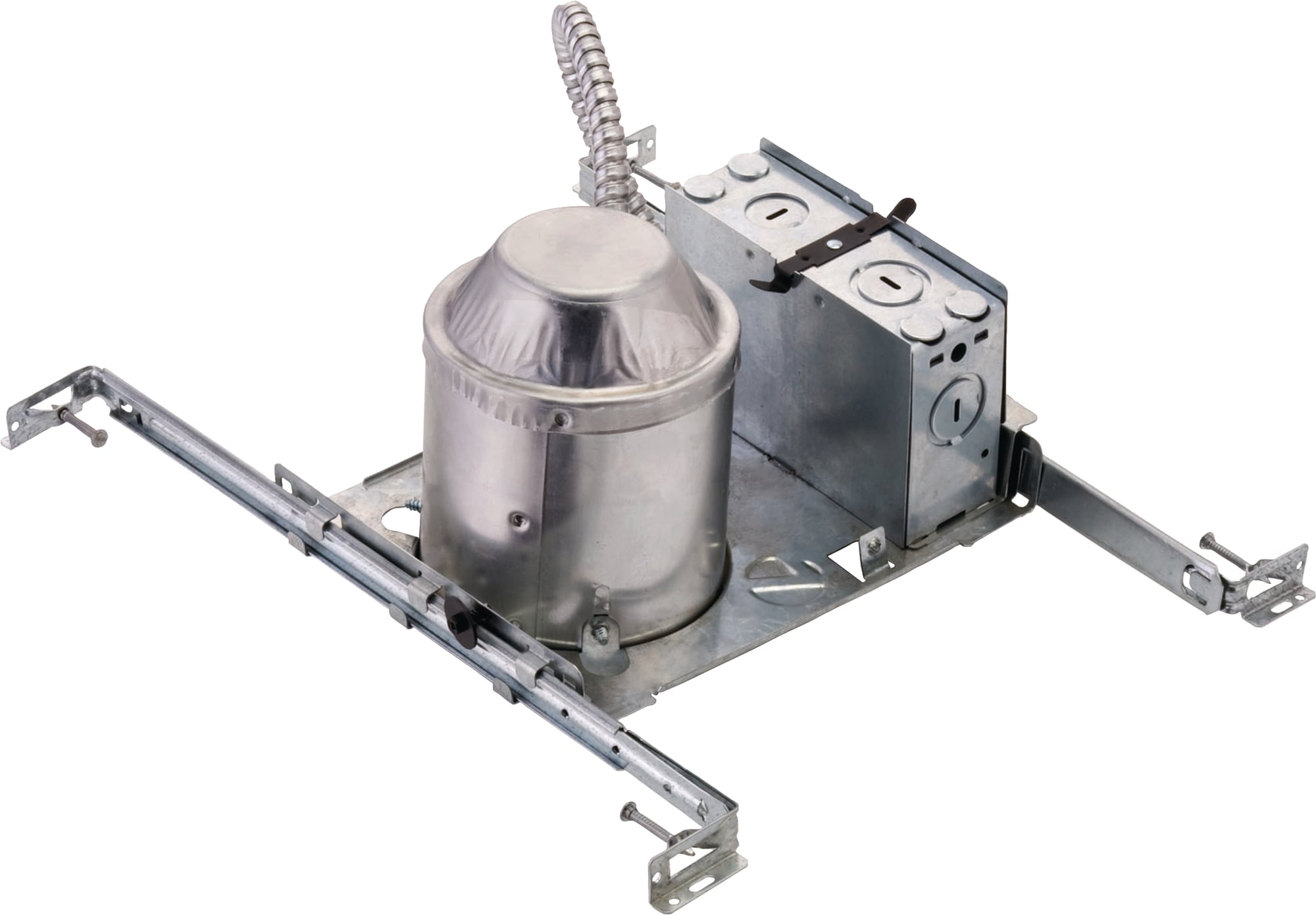 The L3R 4-in. Recessed Incandescent Housings by Juno are rated IC/Non-IC for 2x8 and 2x6 new construction applications.