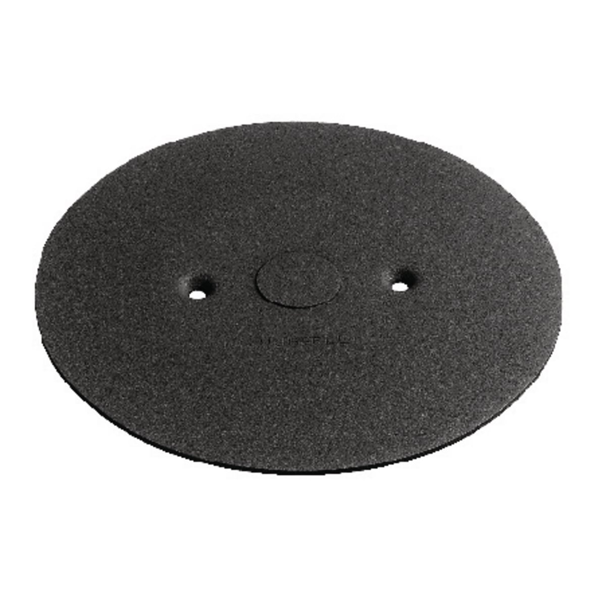In-Floor Delivery Systems, Fire-Rated Poke-Throughs, Flush Furniture Feed Series, Single Service, Cover Flange, Black