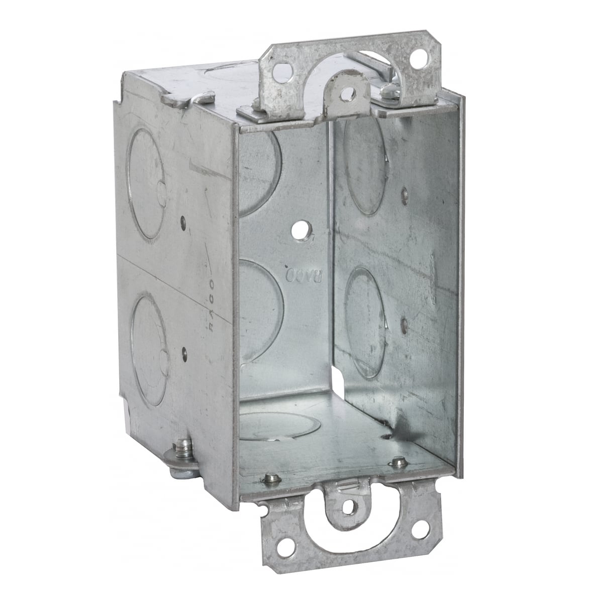 2-3/4 In. Deep Switch Boxes - Gangable with Conduit KO's, Plaster Ears1/2 KO