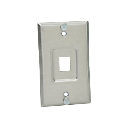 Keystone stainless steel wall phone plat