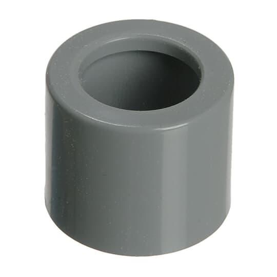 Reducer Bushing, Size 1 Inch x 1/2 Inch, Length 57/64 Inch, Material PVC, Color Gray, For use with Schedule 40 and 80 Conduit