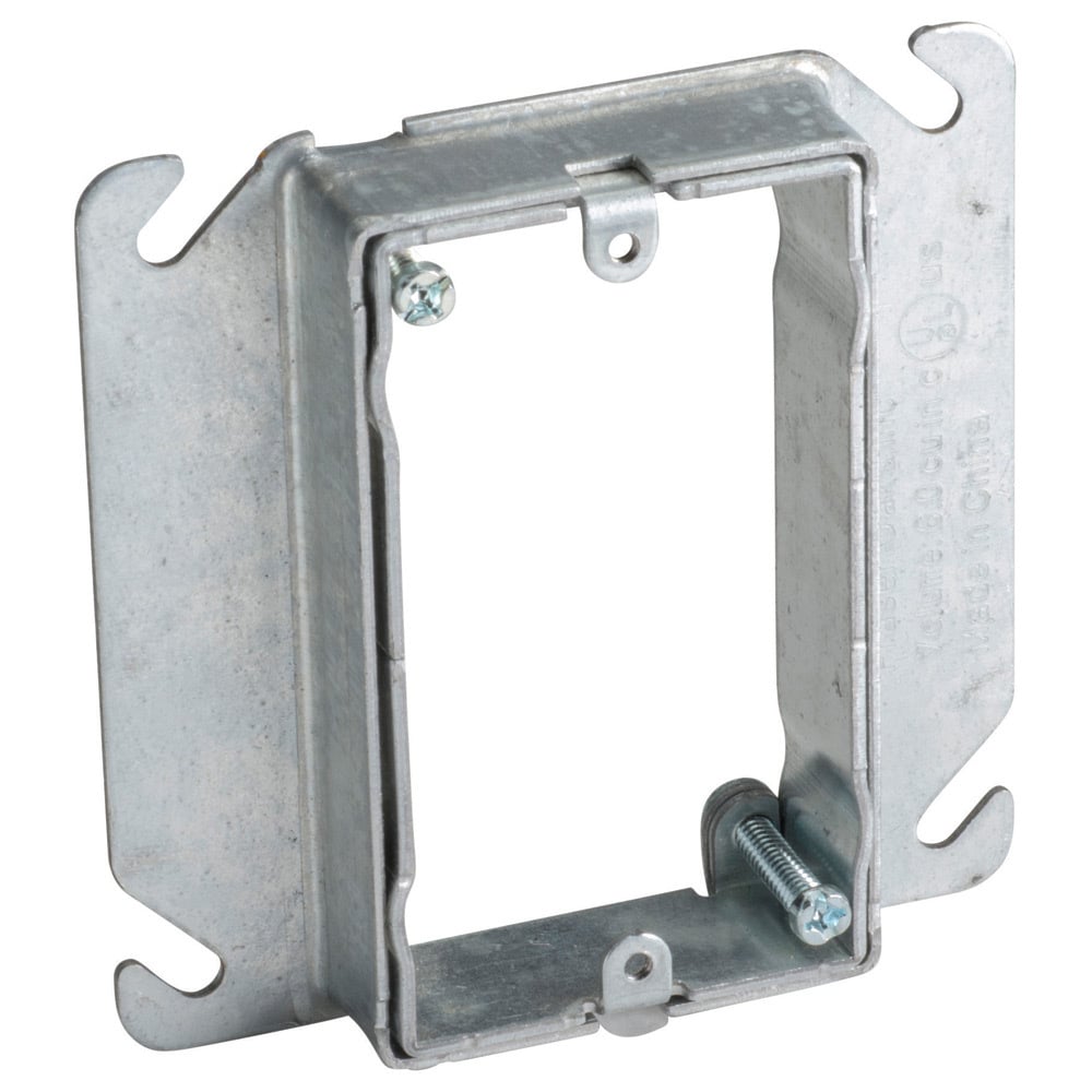 Adjustable Mud Ring, 1 Gang, 3/4"1 1/2" Drywall