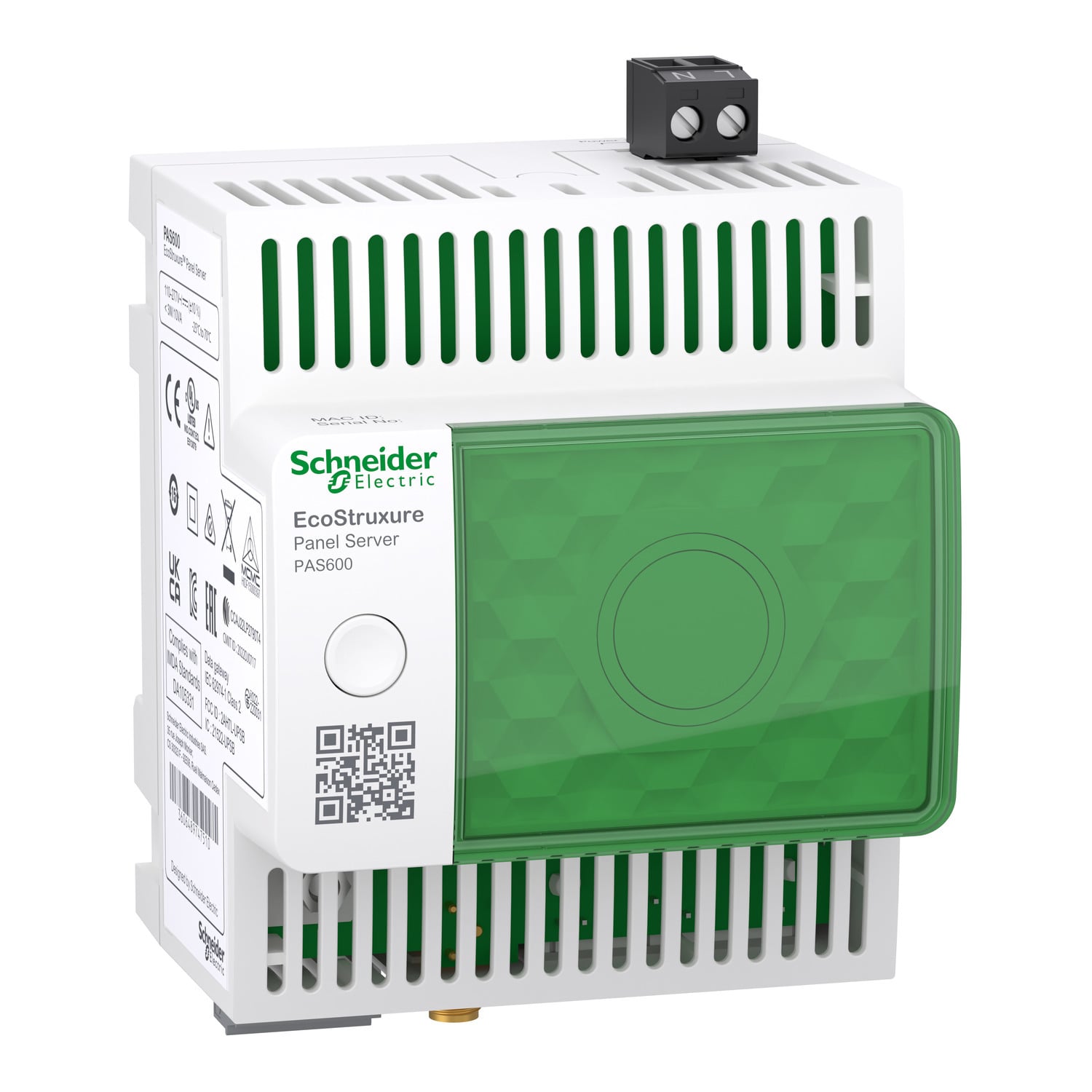 EcoStruxure Panel Server - universal wireless, concentrator modbus gateway 110-277 VAC/DC