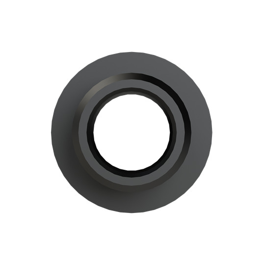 PMAFIX Straight Black Connector with Universal Safety Clip, Material - Polyamide 6, Thread Type - Metric, Thread Size -M16x1.5, Conduit Size NW - 10