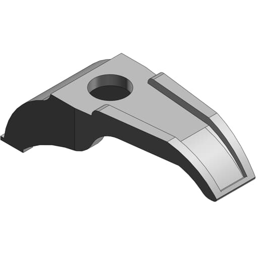Cable Strap, Malleable Iron Hot Dipped Galvanized, Wire Size 3 4/0