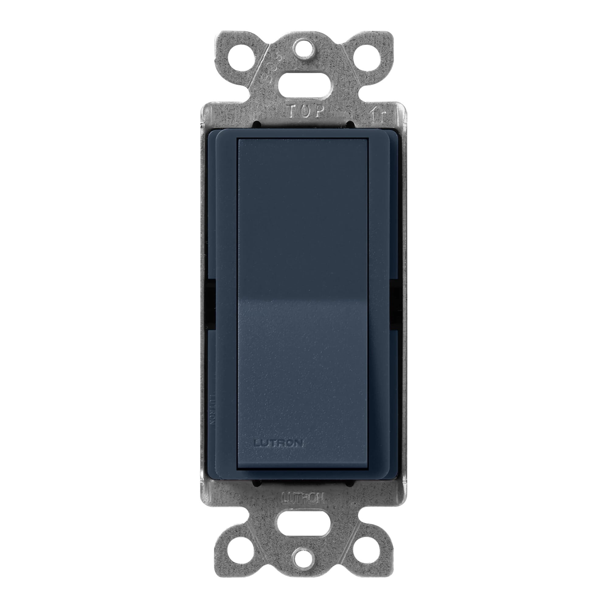 Lutron Claro 15 Amp, Single-Pole On/Off Rocker Switch, Deep Sea
