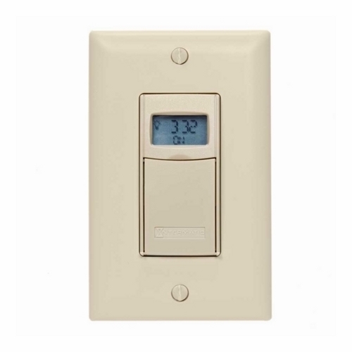 The DIGITAL AUTO-OFF TIMER 20A 24-277V IVORY Upgrade digital with this Decorator Auto-Off In-Wall Timer. These timers provide flexibility, easy installation, and silent operation. The timers provide a  to-the-second accuracy time range from 1 second to 24 hours.