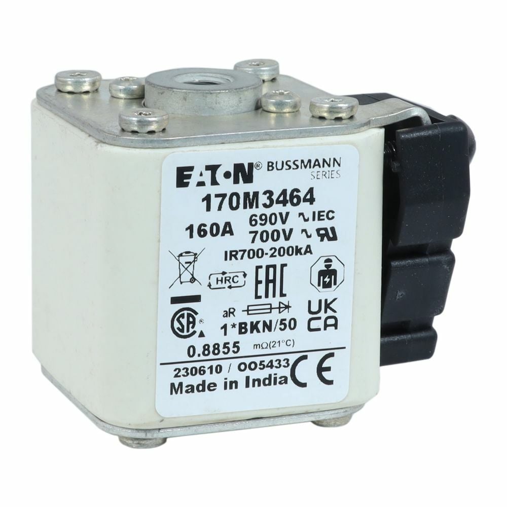 Fuse-link, high speed, 160 A, AC 690 V, compact size 1, aR, IEC, UL, single indicator