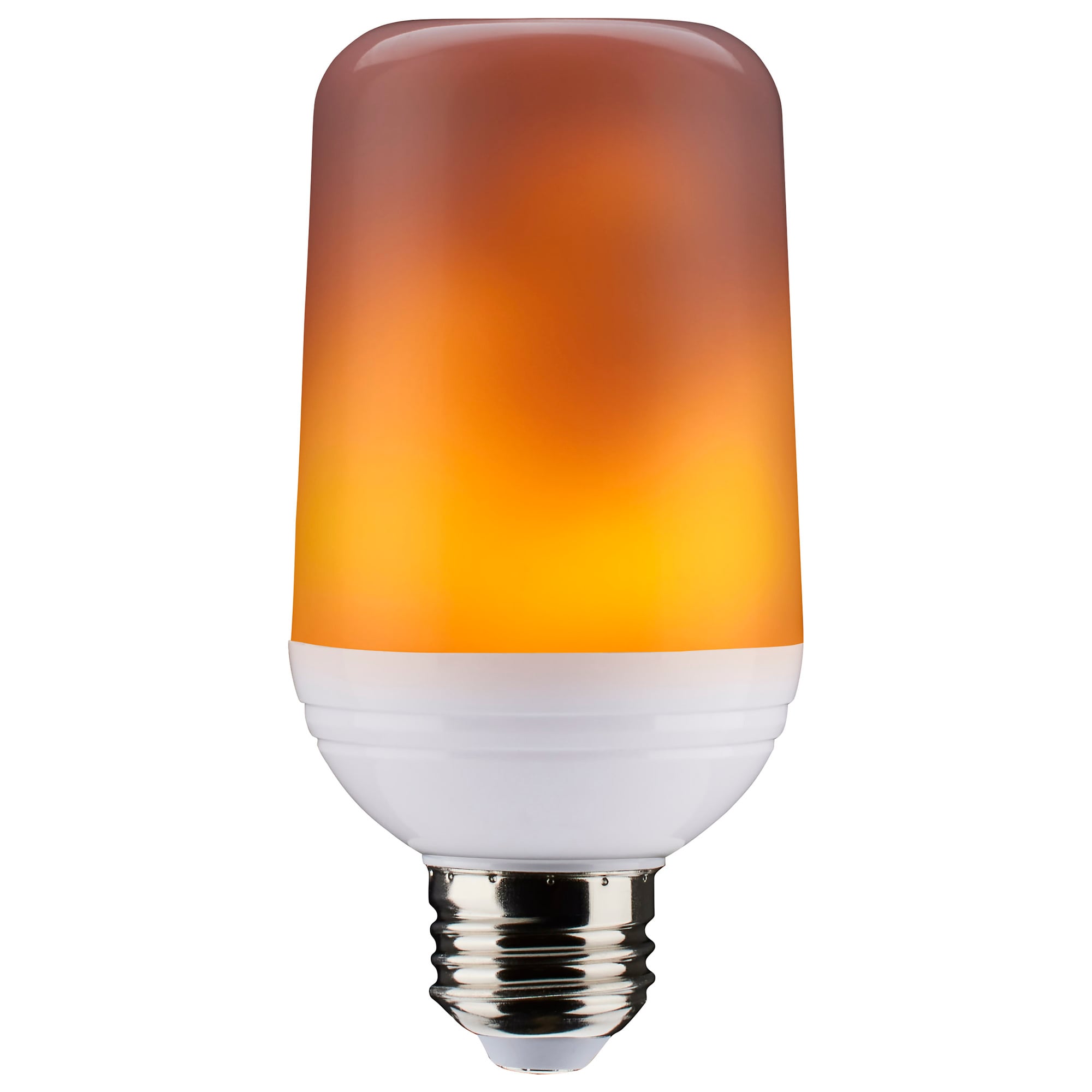 2.5-Watt LED Flame Bulb - T19 - Medium Base - 120 Volts