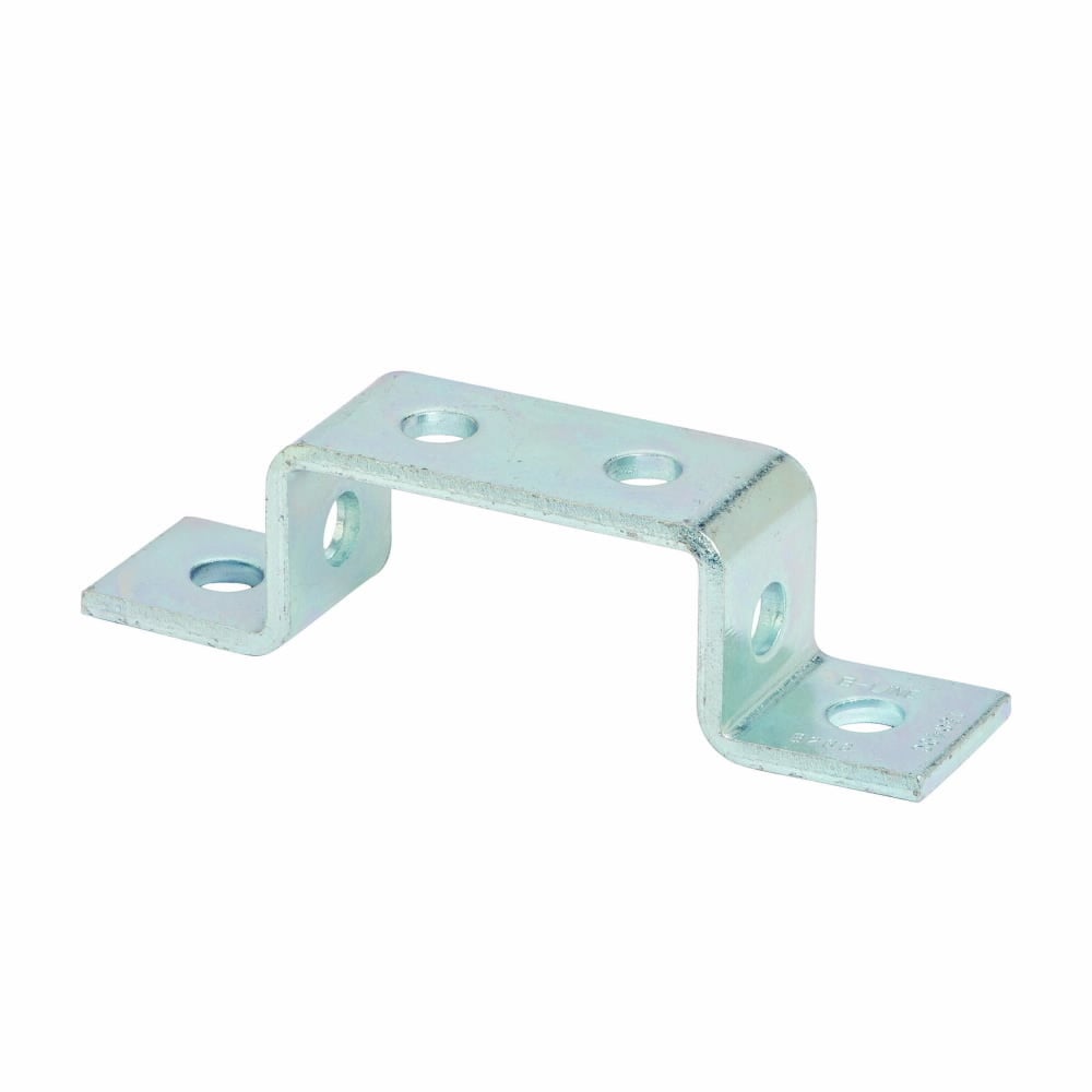 Eaton B-Line series U-support, 1.62" H x 7.03" L x 1.62" W, Steel, Electro-plated