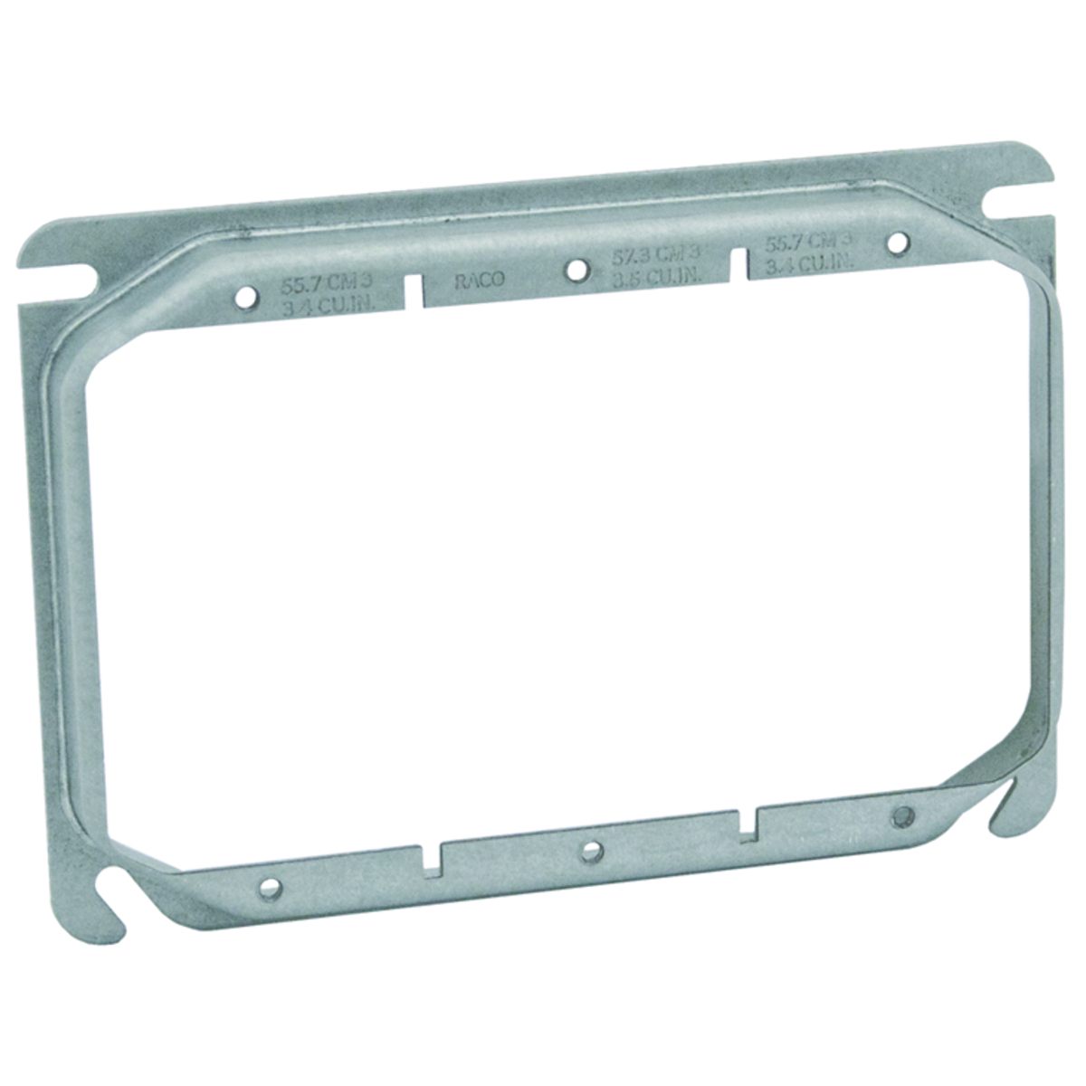 3-Gang Raised Device Covers - For 263 Box, Raised 5/8 In.