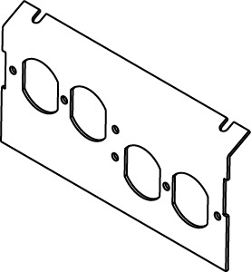 AC8840 PLATE FOR 2 DUPLEX DEVICES