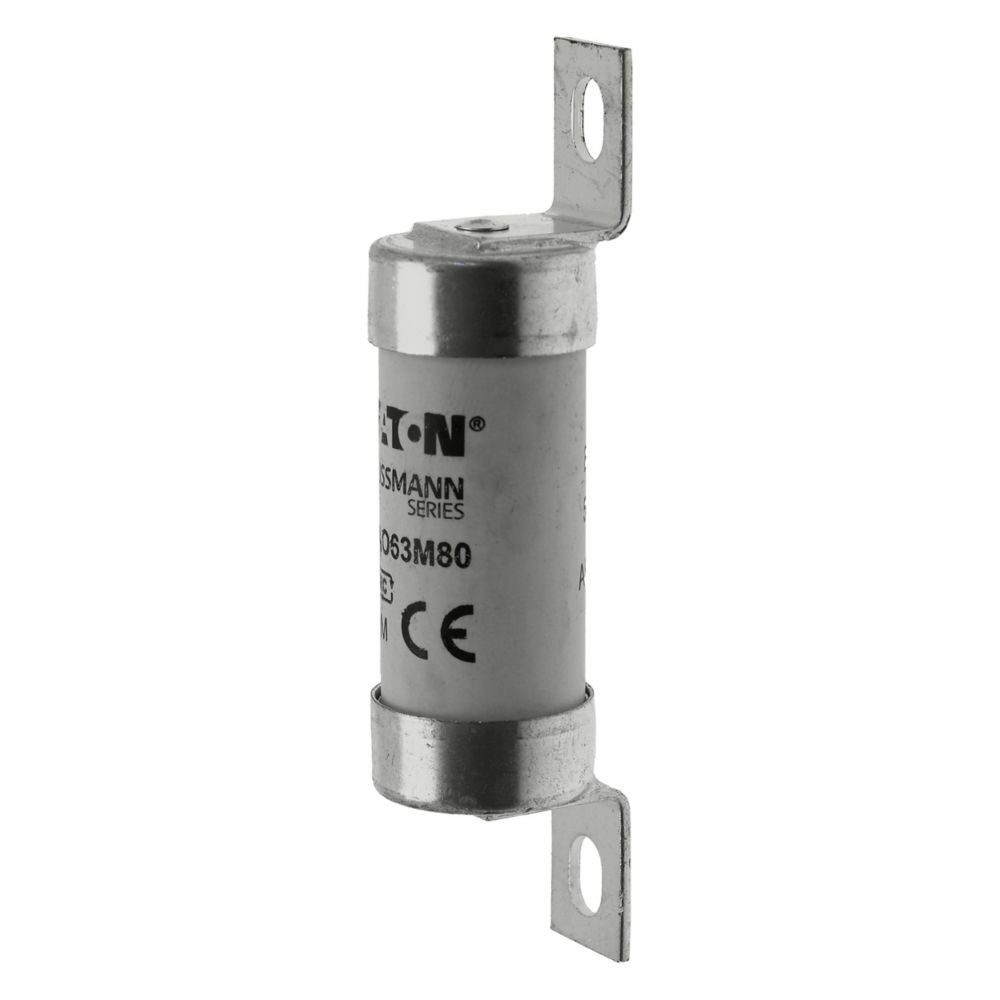 Fuse-link, LV, 63 A, AC 500 V, BS88/A3, 21 x 87 mm, gM, BS, 63M80