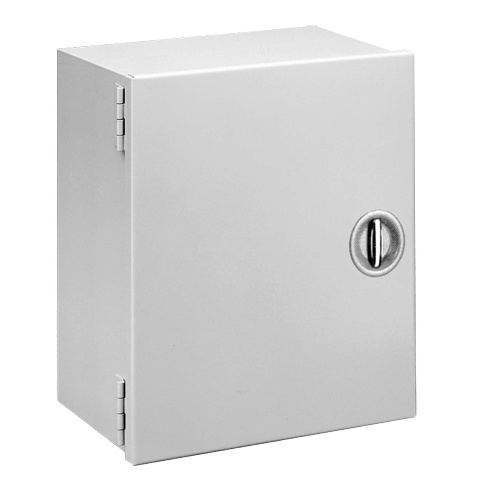 Hinged-Cover with Recessed Handle Type 1, 20.00x16.00x8.62, Gray, Steel
