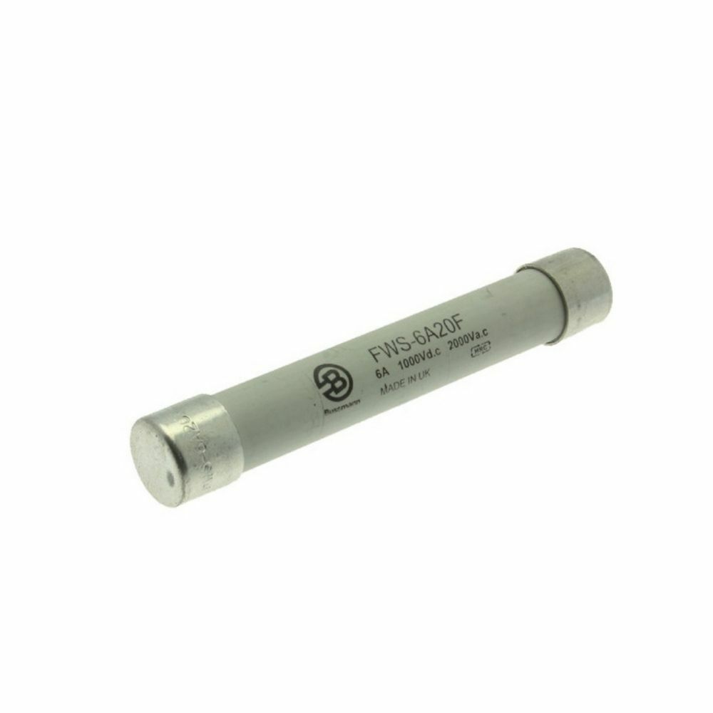 Eaton Bussmann series high speed traction fuse, 6A, 50 kAIC, Fuse, Class gS