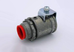 572-DCI2 Bridgeport U-Shaped Strap Connector, 3/4 in Trade, 1 Conductors, 0.945 to 1.035 in Cable Openings, Die-Cast Zinc