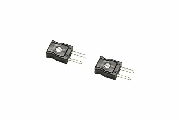 Type J Mini-Connector, Color: Black, For Up To 20 AWG Thermocouple Wire
