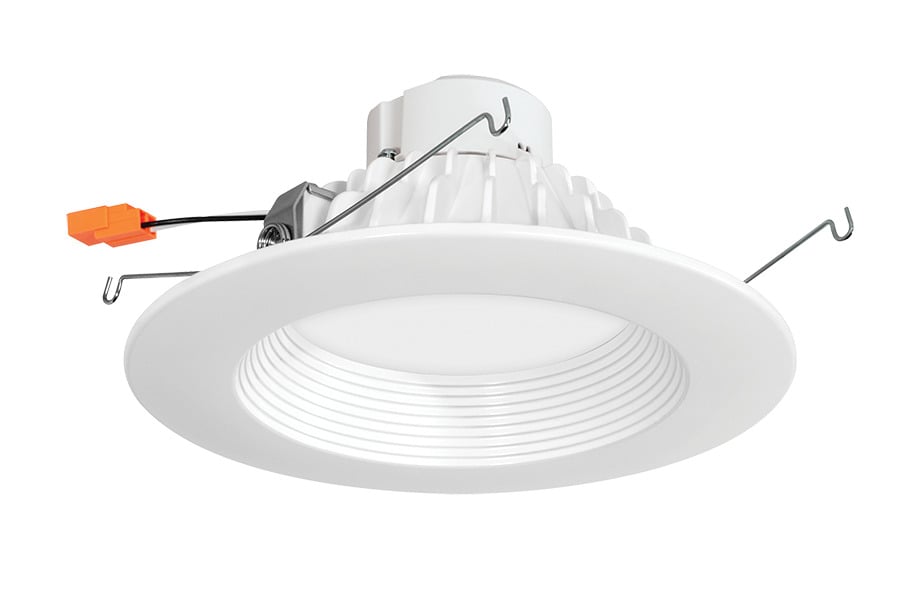 Retrofit Downlight 6 Inch Round 9W, LED, 2700k, White