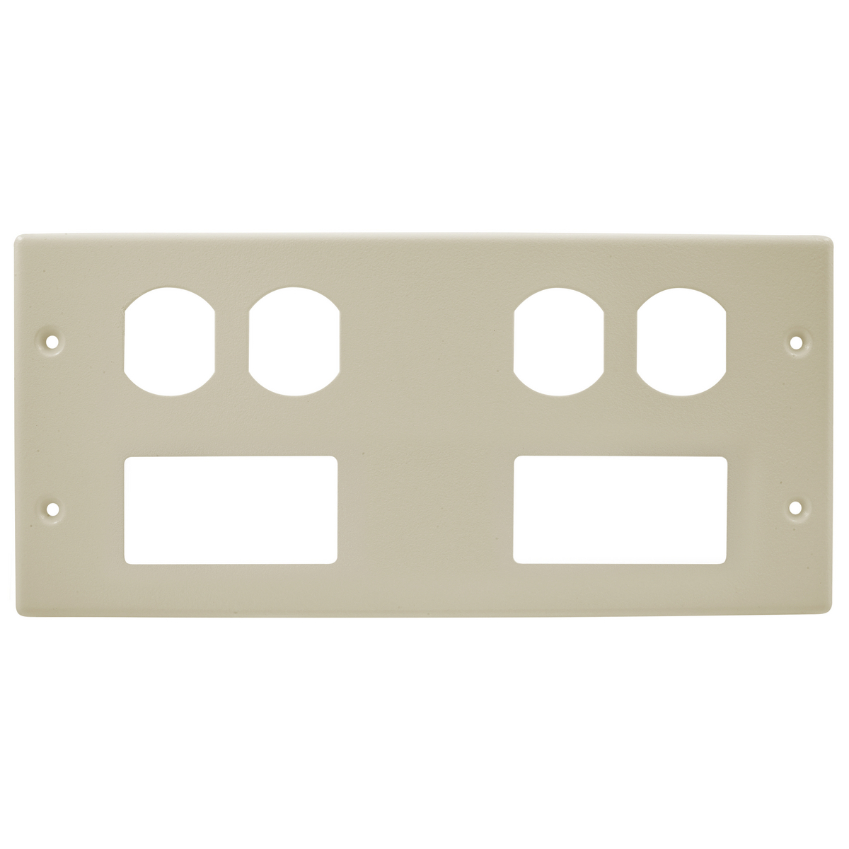 RACEWAY Plate, 4G 2-Duplex/STYL, HBL4750