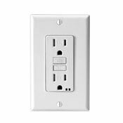 15 Amp, Self-Test GFCI, Wallplate Included, SmartLockPro, Back and Side Wired, Tamper Resistant, Light Almond