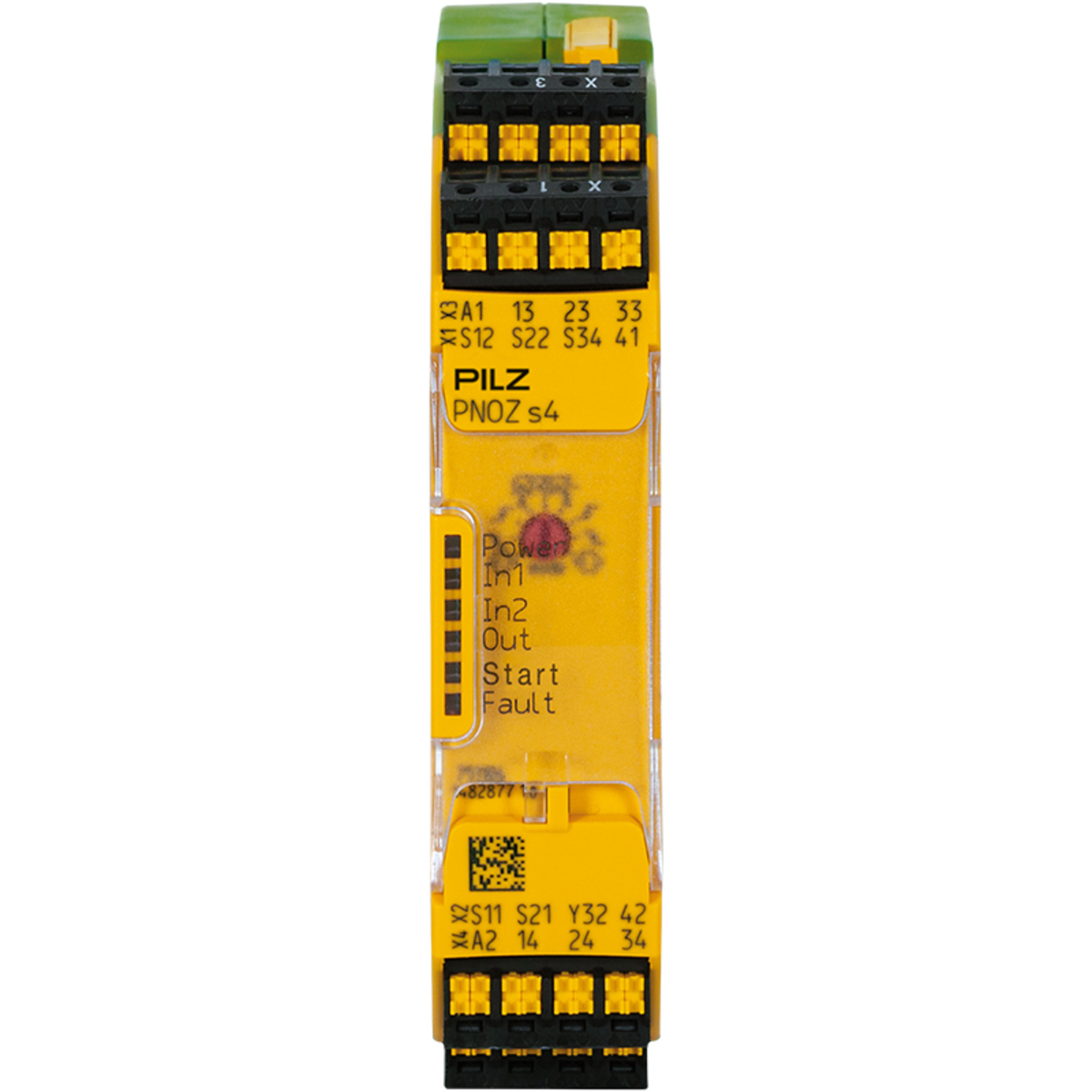 PNOZsigma Safety Relay, 1/2-Channel Wiring with/without Detection of Shorts Across Contacts, Manual/Automatic Start, 3 N/O, 1 N/C, 1 SC, UB 24 VDC, 22.5 mm, Plug-in Spring-Loaded Terminals, Monitoring of E-STOP, Safety Gates, Lightguard