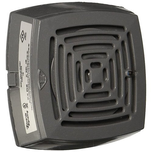 Vibrating Horn, surface mount, heavy duty die-cast housing, 3.2 VA per lamp, ohm DC coil res, 12DC, 0.27A
